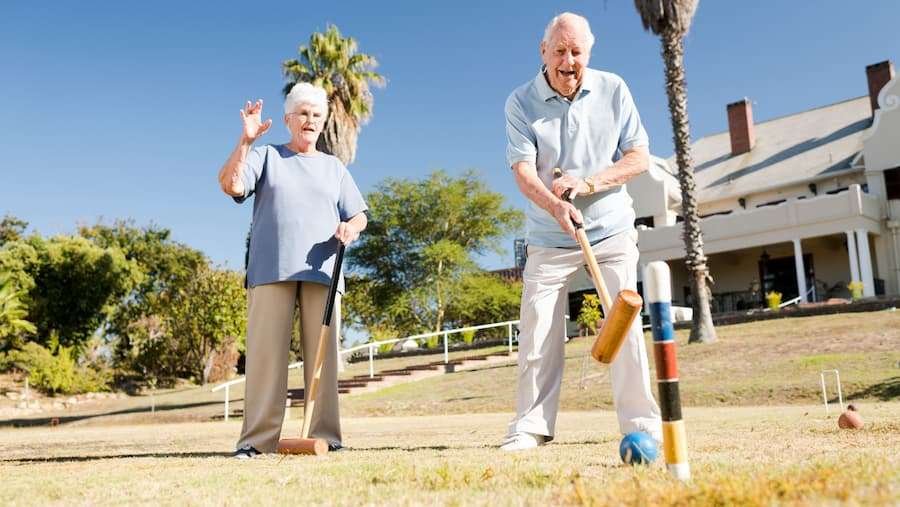 Benefits of Playing Yard Games for Seniors